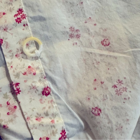 Rachel Ashwell SIMPLY SHABBY CHIC DITSY DAISY FLORAL STRIPE Balloon Shade - Picture 6 of 8